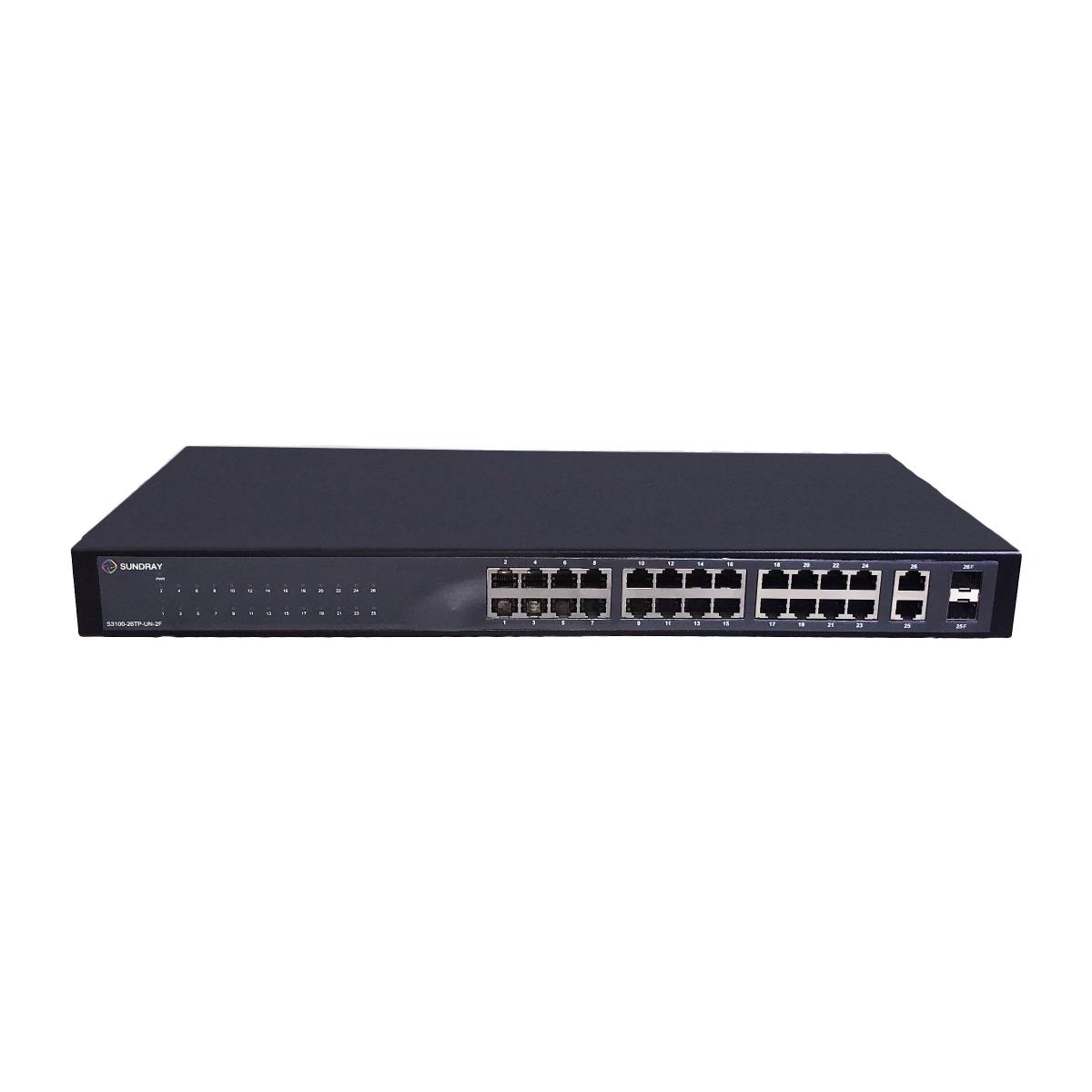 S3100-26TP-UN-2F非管理型24口百兆接入交換機